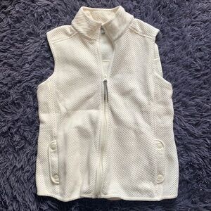 Talbots Zip Up Sweater Vest Size Size Small